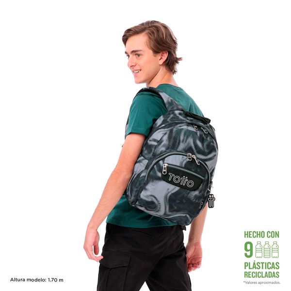 morral gris para estudiantes