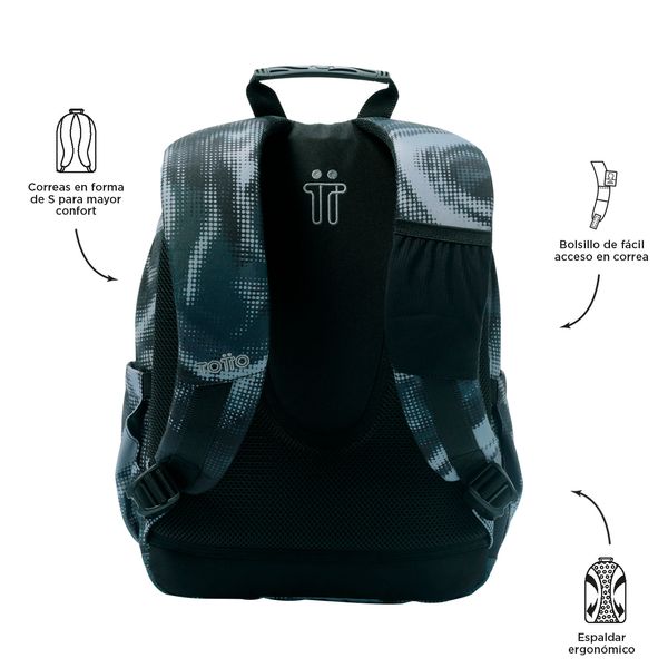 morral mediano con bolsillos