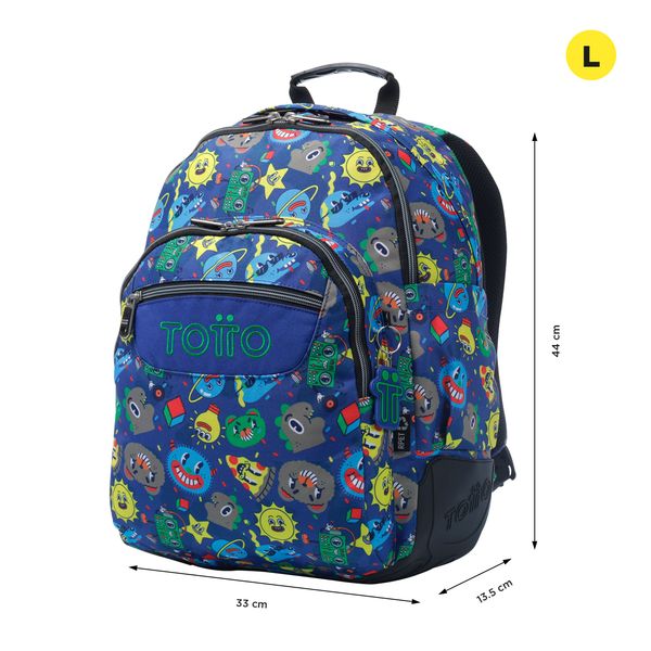 Bolso de colegio azul