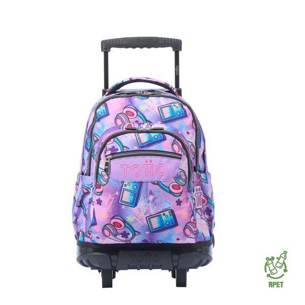 Morral de ruedas Porta PC 154 Renglon Morado