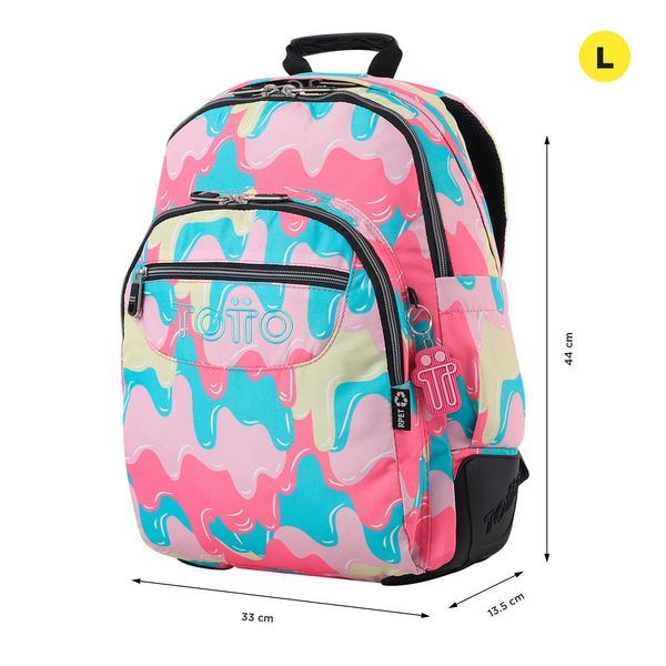 Morral Mujer Rayol Escolar Rosado