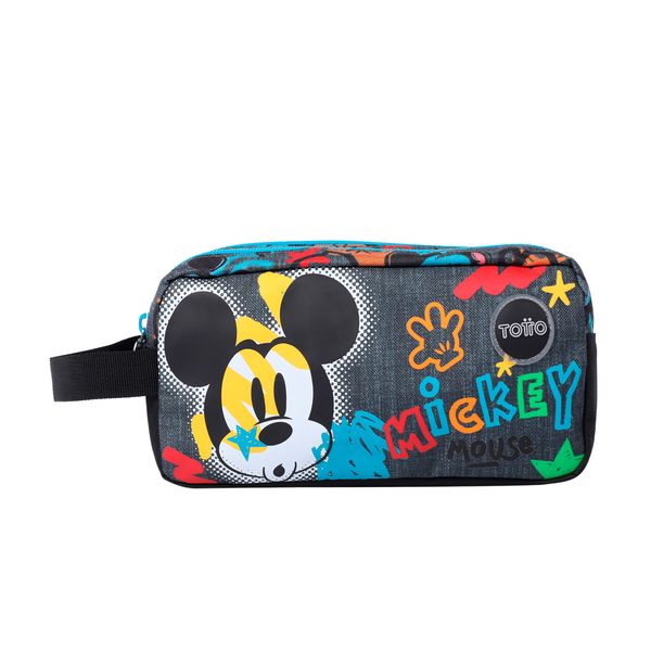 Cartuchera escolar Mickey Gris