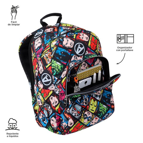 Morral Para Hombre Avengers 60 Anos Negro