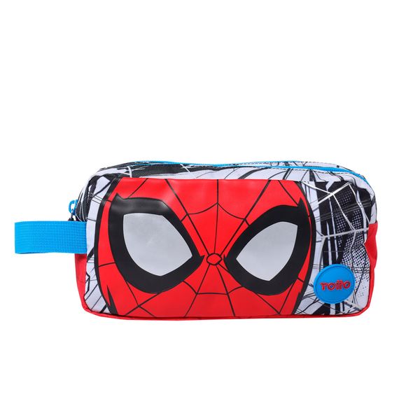 Cartuchera escolar Spiderman City Blanco