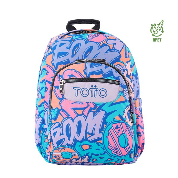 Morral Mujer Acuarela Escolar Azul