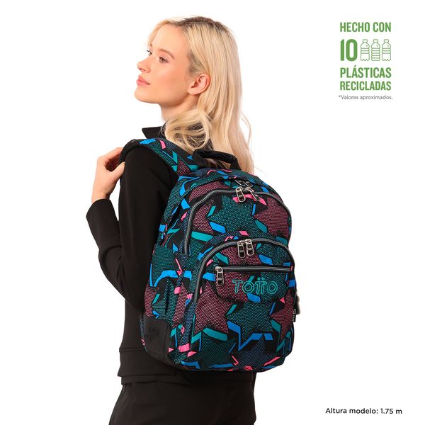 Morral Mujer Rayol Escolar Negro