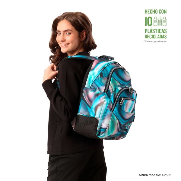 Morral Mujer Rayol Escolar Verde