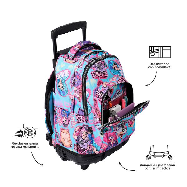 Morral Mujer Rue Bomper Renglon Azul