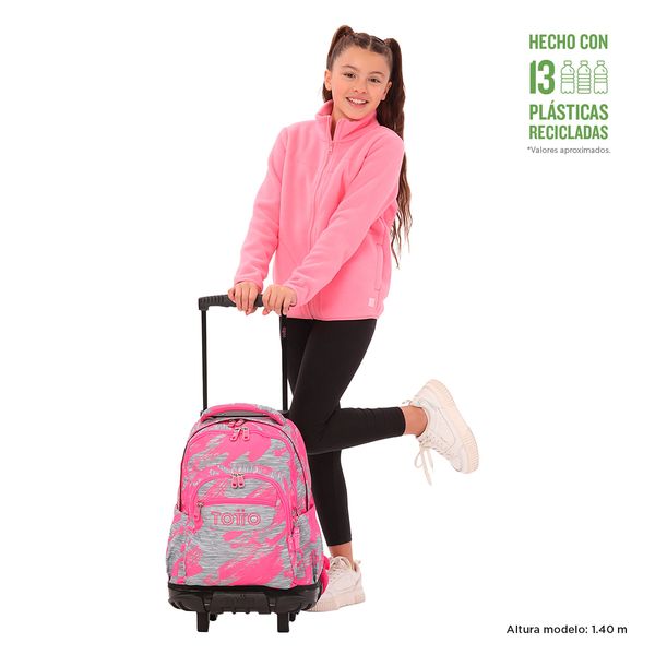 Morral Mujer Rue Bomper Renglon Rosado