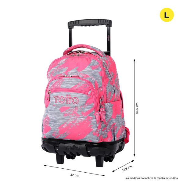 Morral Mujer Rue Bomper Renglon Rosado