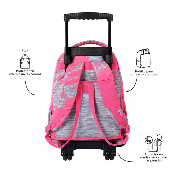 Morral Mujer Rue Bomper Renglon Rosado