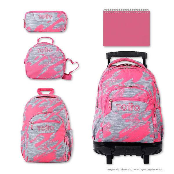 Morral Mujer Rue Bomper Renglon Rosado