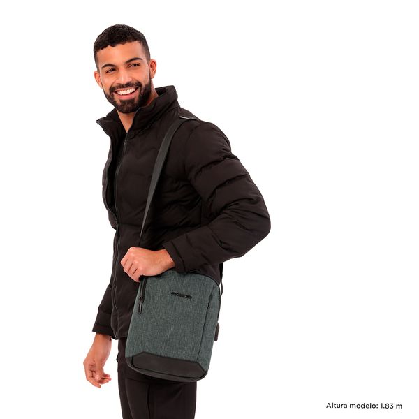 Bolso Manos Libres Hombre Hexa Pequeno Verde