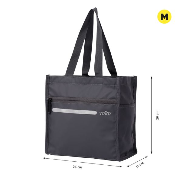 Shopping Bag Green Code M Gris